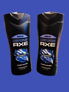 AXE Phoenix Moisturizing Body Wash for Men - Black/Blue